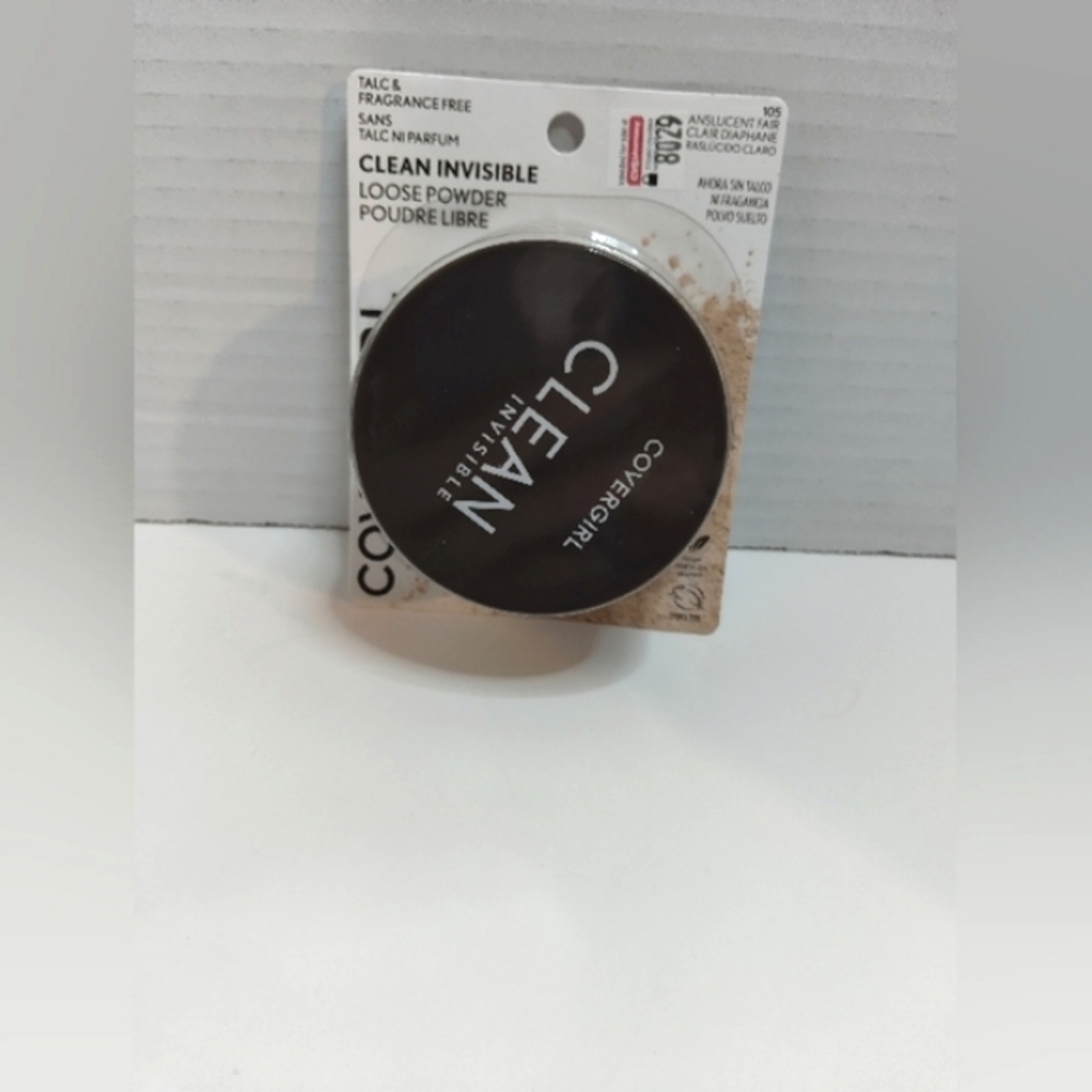 New COVERGIRL Clean Invisible Loose Powder #105 Translucent Fair .63 oz